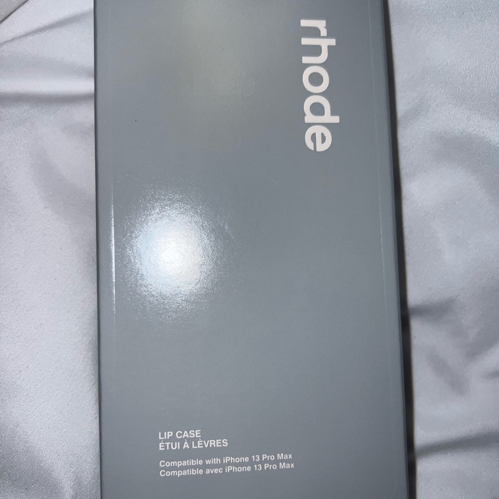 gray rhode lip case for iphone 13 pro max